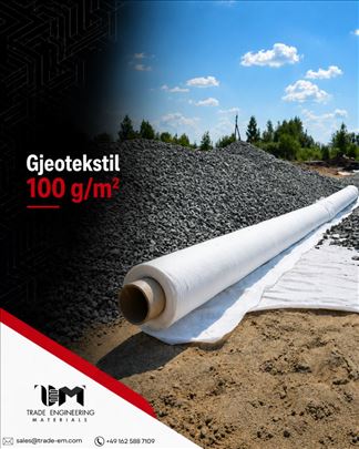 Geotextile 100 g/m² – Soil Separation, Filtration 
