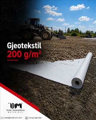 Geotextile 200 g/m² – Soil Separation, Filtration 