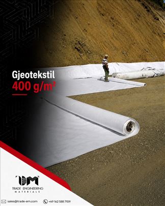Geotextile 400 g/m² – Heavy-Duty Soil Separation, 