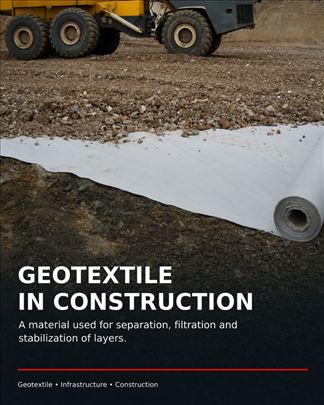 Geotextile for Construction, Soil Separation, Filt
