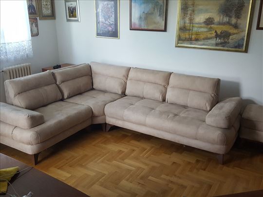 Komplet ugaona garnitura Marmaris sa fotelj tab