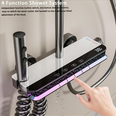 Luksuzan Digitalni Usponski Tuš Sa Klavir Tipkama 