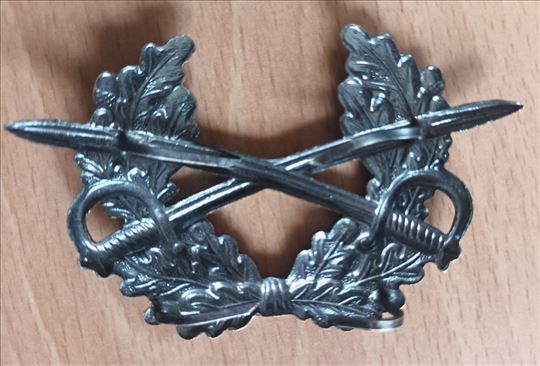 Originalna metalna oznaka za šapru Bundeswehr