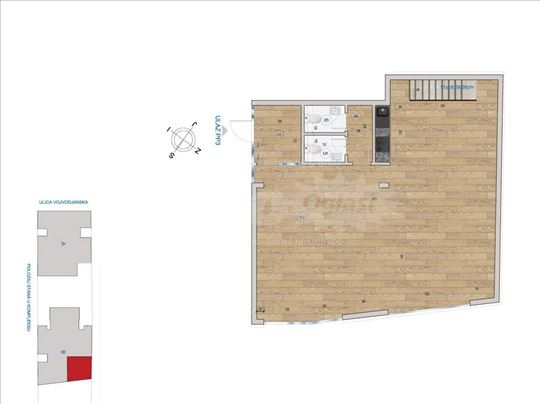 Vojvođanska 88-p.prostor 3, zgrada B- 168.30m2