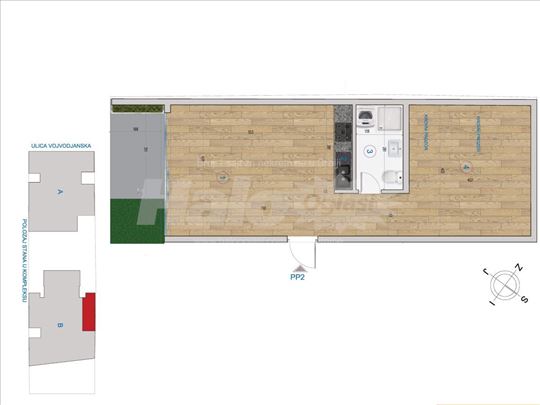 Vojvođanska 88-p.prostor 2,zgrada B-50,95m2