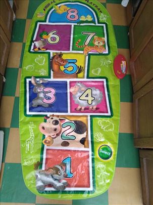 Zippy INTERAKTIVNI mat Animal hopscotch play duz