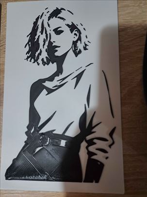 Resident Evil Grace Ashcroft 3D Dekoracija