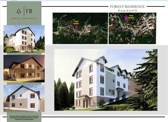Kopaonik, početak Vikend Naselja, 1470mnv,