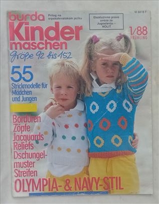 Burda Kinder Maschen, Januar 1988. god.