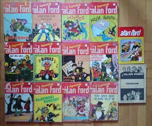Lot Alan Fordova od 19 Brojeva & Trobroj Gratis