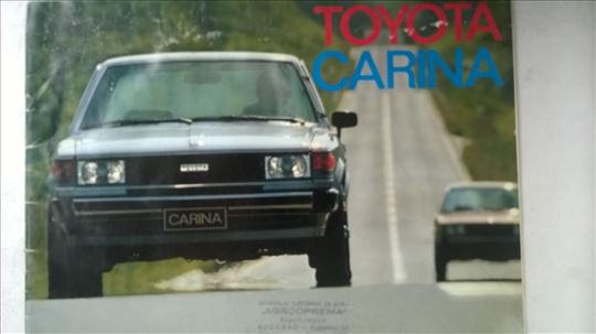 Prospekt: Toyota Carina, 24 str. ENG.