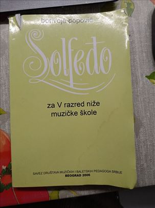 SOLFEDJO ZA V RAZRED NIZE MUZICKE SKOLE