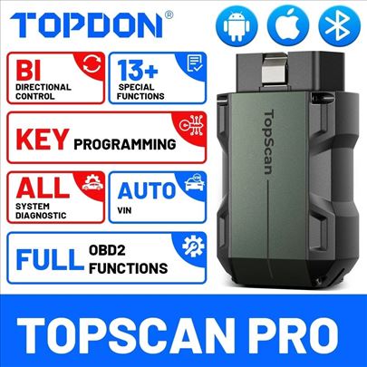TOPDON Topscan Pro Bluetooth OBD2 za iOS / Android