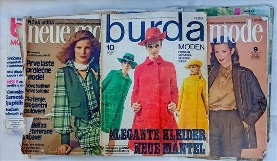 Burda & Nova moda, oštećene.
