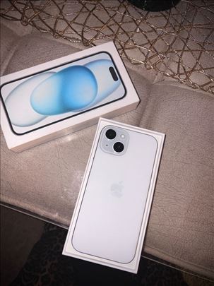 iPhone 15, 128 gb - svetlo plava boja.