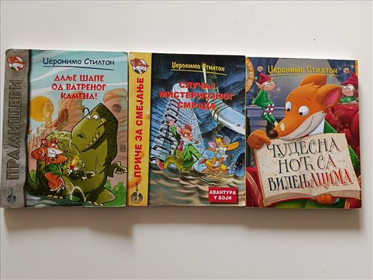 Džeronimo Stilton 3 knjige