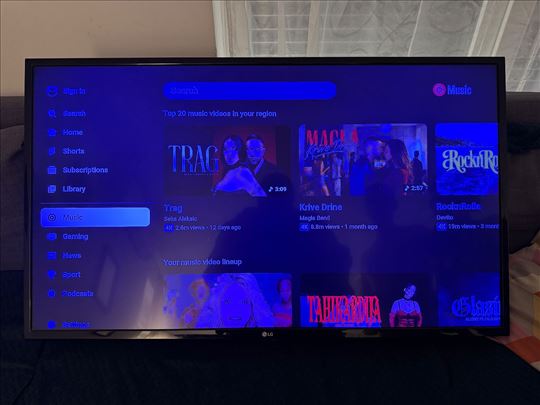 LG Smart TV 43UH610V 