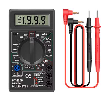 Novi digitalni multimetar DT-830B + baterija 9V