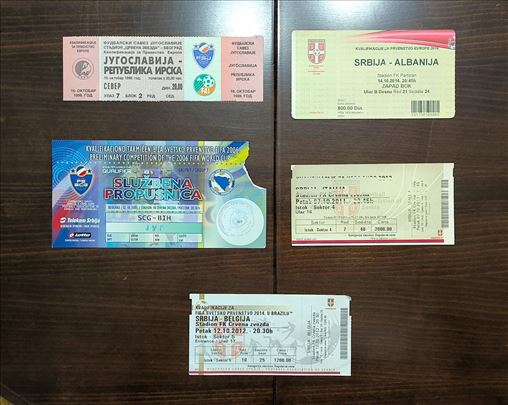 Original Ulaznice | Fudbal |YU, SCG, Srbija