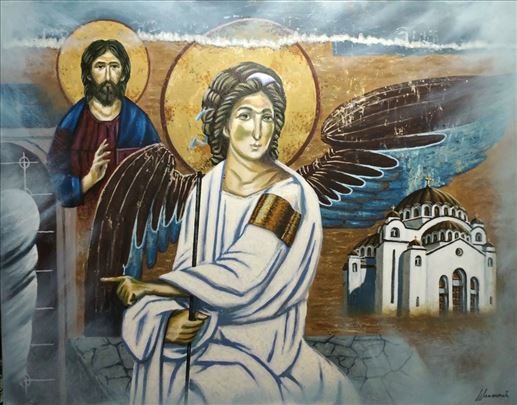 Ulje na platnu Šainović umetničke slike pejzaži