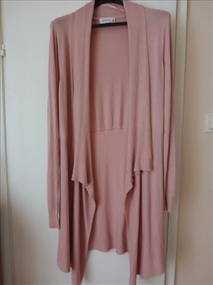 Roze kardigan