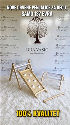 Drvena penjalica za decu Pikler Montesori set 137€