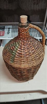 Balon od pruća za vino i rakiju 5L