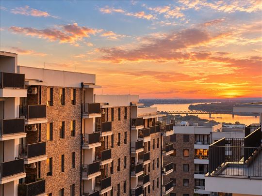 Penthouse sa pogledom na Dunav