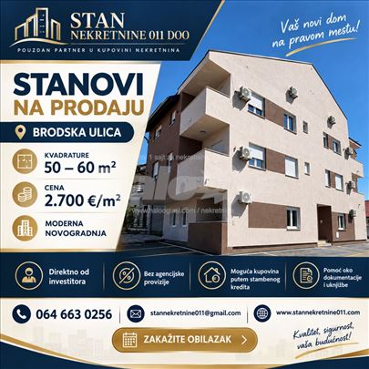 Prodajem Lux stan 58 m2 u Batajnici