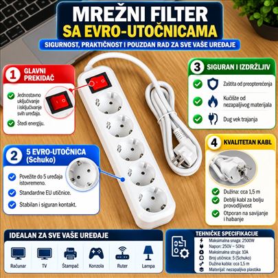 Produžni kabl 5AC