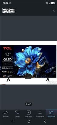 Nov TCL tv 43 inca 