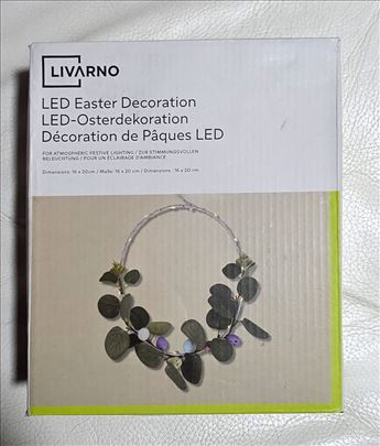 LIVARNO LED Uskršnji Venčić 15 Lampica 20cm