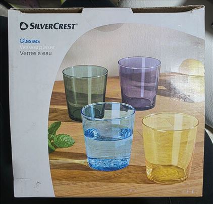 SILVERCREST set od 4 čaše u boji