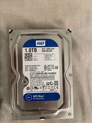 WD Blue 1TB hard disk WD10EZEX, 3,5 inča