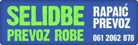 Selidbe, prevoz robe, građevinskog materijala, odvoz šuta