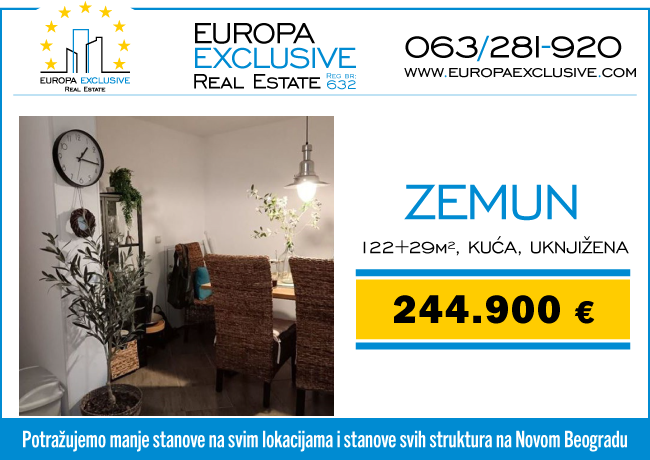 Europa Exclusive nekretnine - Novogradnje na Vračaru, Voždovcu, Zvezdari ...