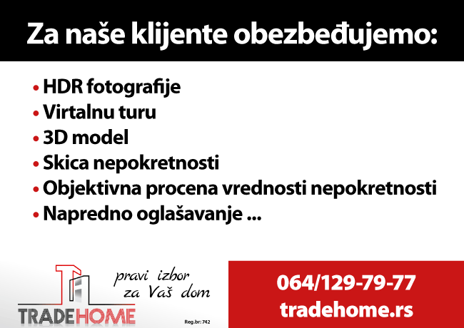 TradeHome agencija za nekretnine  |  Prodaja stanova, kuća, lokala ...