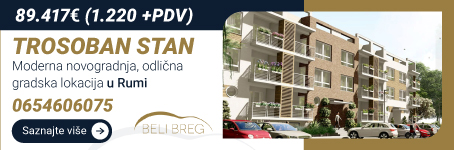 Trosoban stan u novogradnji