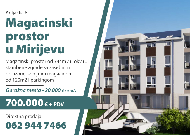 Magacinski prostor u Mirijevu