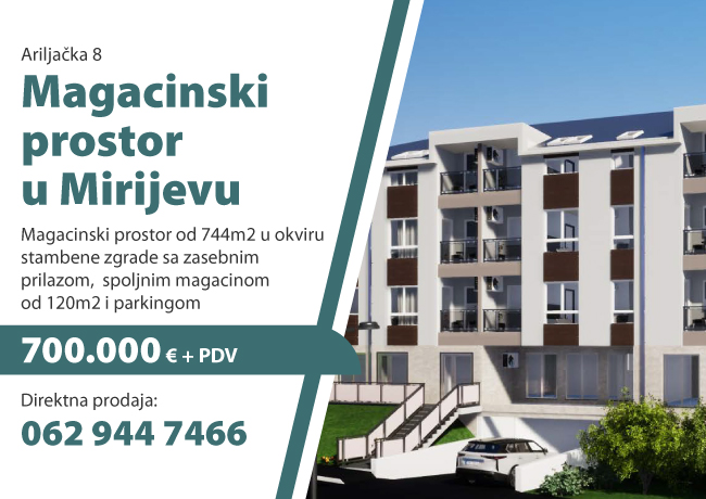 Magacinski prostor u Mirijevu