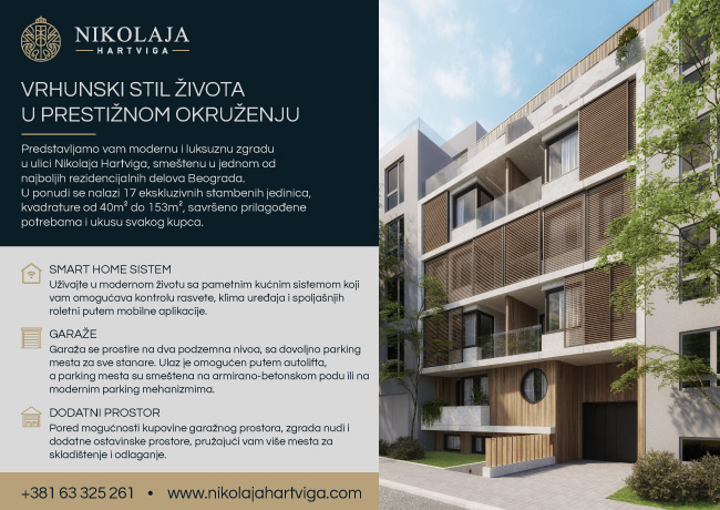 Ekskluzivni Stanovi u Srcu Beograda