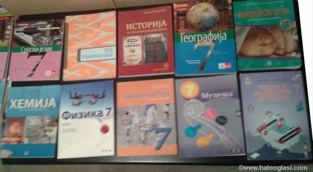 Udzbenici 7 Razred Osnovni Komplet Logos Klett Halo Oglasi