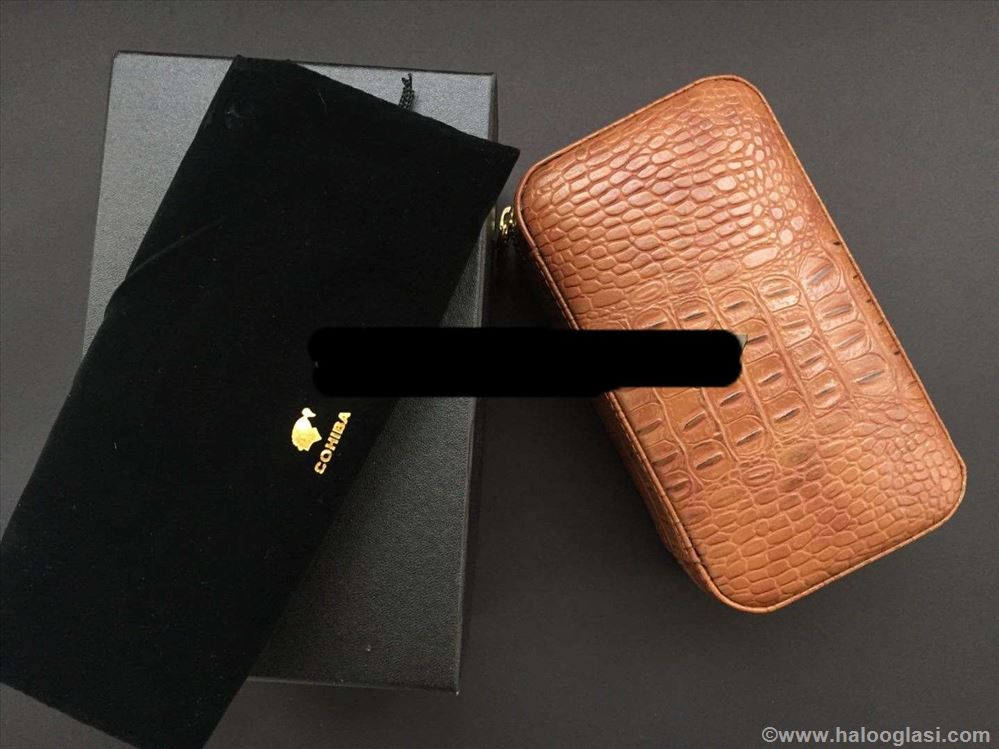 Cohiba putni kožni humidor hjumidor za 6 tompusa Halo Oglasi