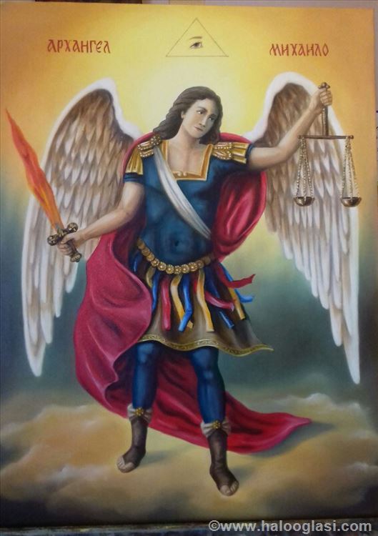 Ikona ARHANGEL MIHAILO izrada ikone Halo Oglasi