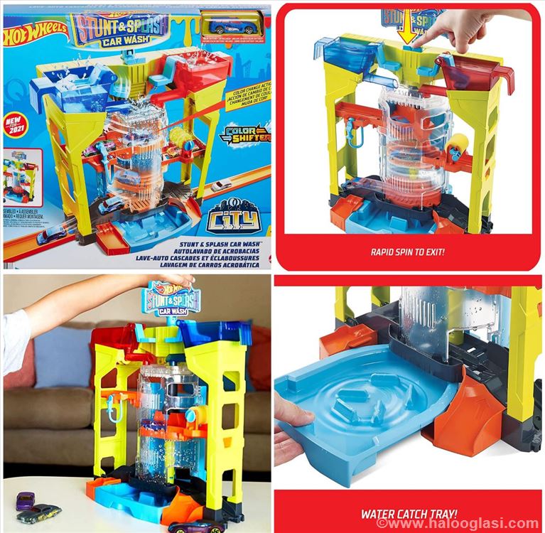 Hot Wheels® Stunt Splash Car Wash? Play Set ubicaciondepersonas.cdmx