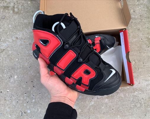 nike uptempo air black