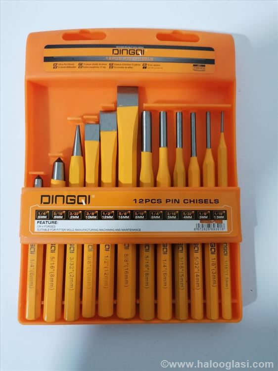 Izbijači ručni set 12 komada Novo | Halo Oglasi