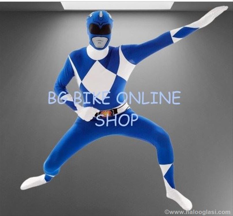 PLAVI Crveni Moćni rendžer blue ranger kostim decu | Halo Oglasi