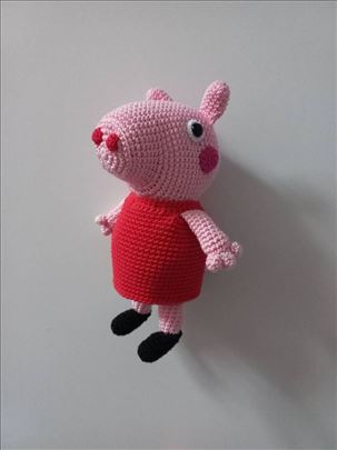 Heklana igračka Pepa prase, amigurumi Halo Oglasi