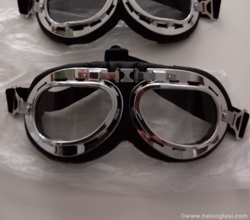 Moto retro naočare aviator style Halo Oglasi